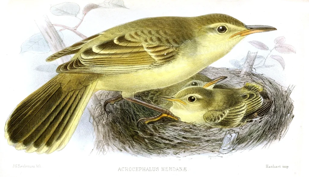 马岛苇莺(Acrocephalus mendanae)