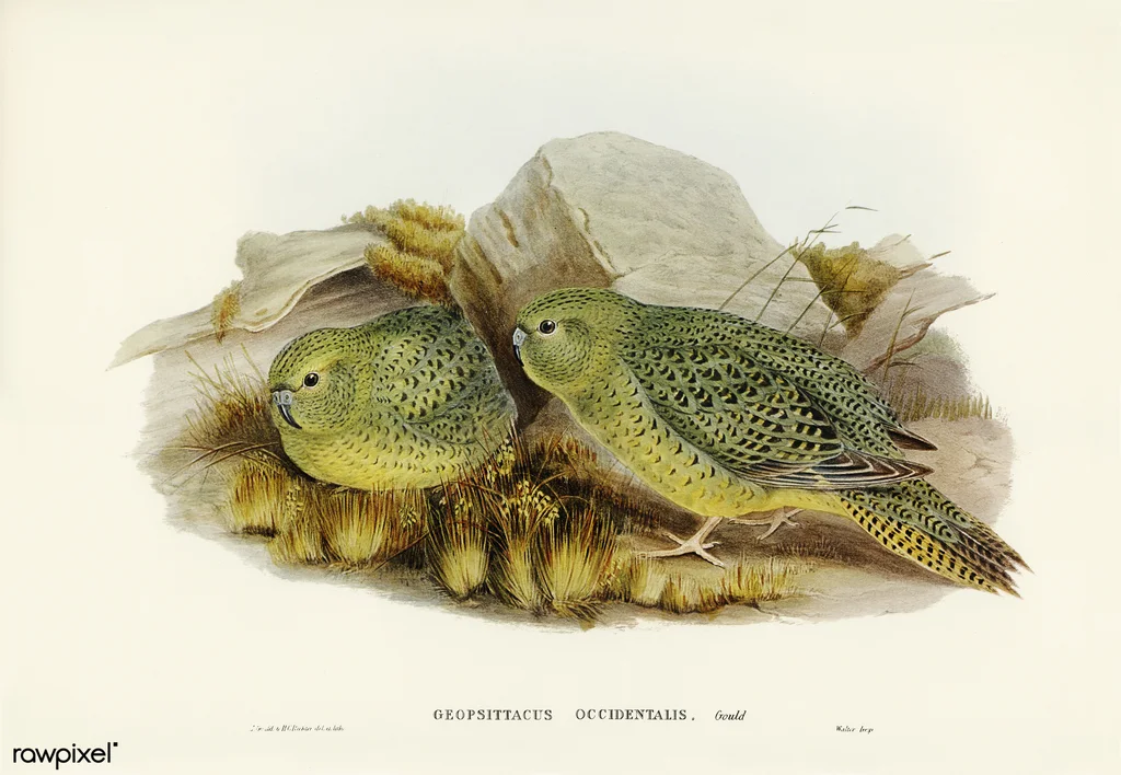 夜鹦鹉(Pezoporus occidentalis)