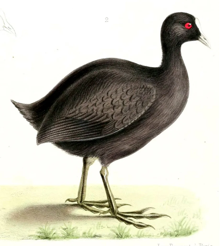 马岛白骨顶(Fulica newtonii)