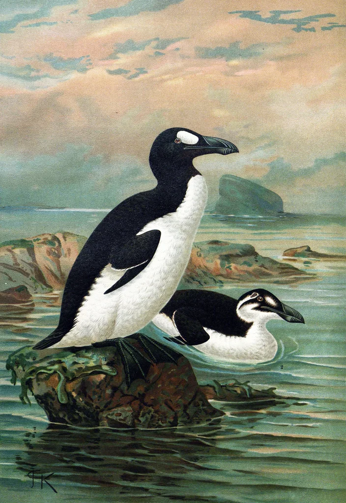 大海雀（Pinguinus impennis）