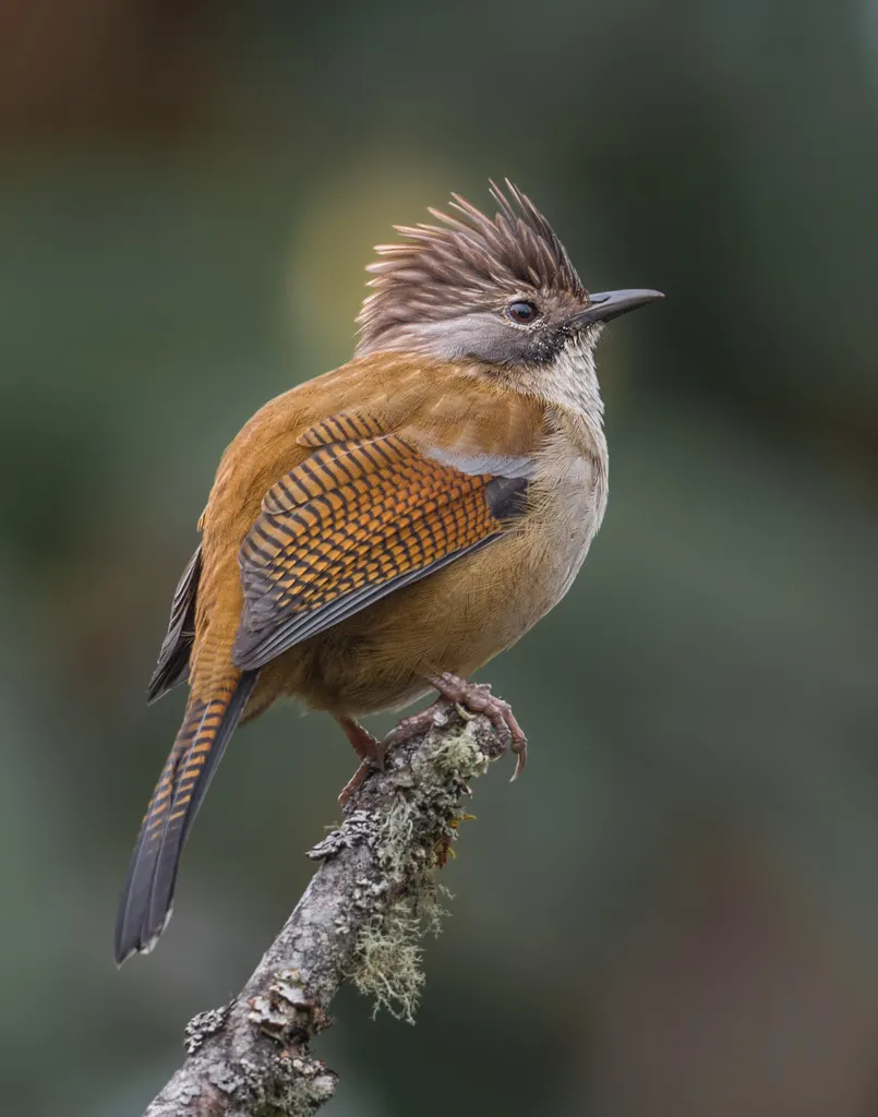 纹头斑翅鹛(Actinodura nipalensis)