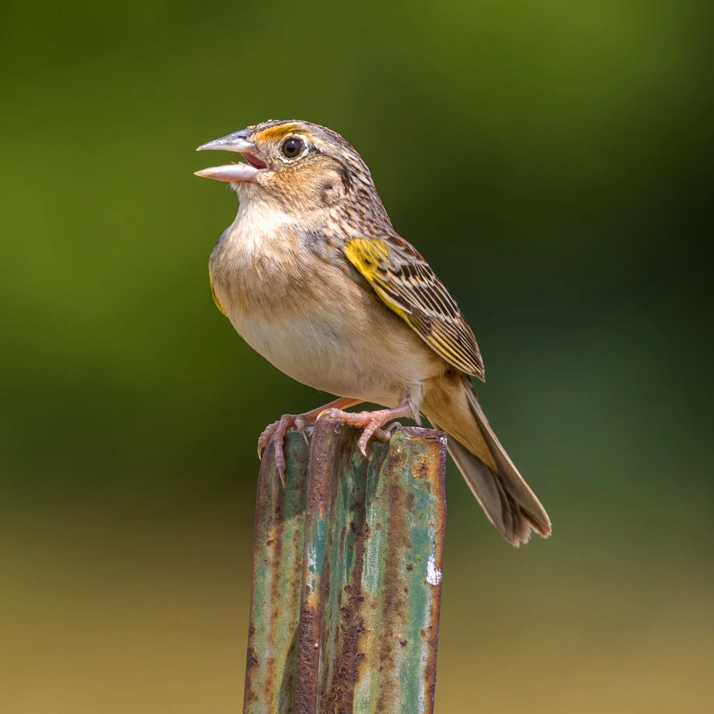 黄胸草鹀（Ammodramus savannarum）