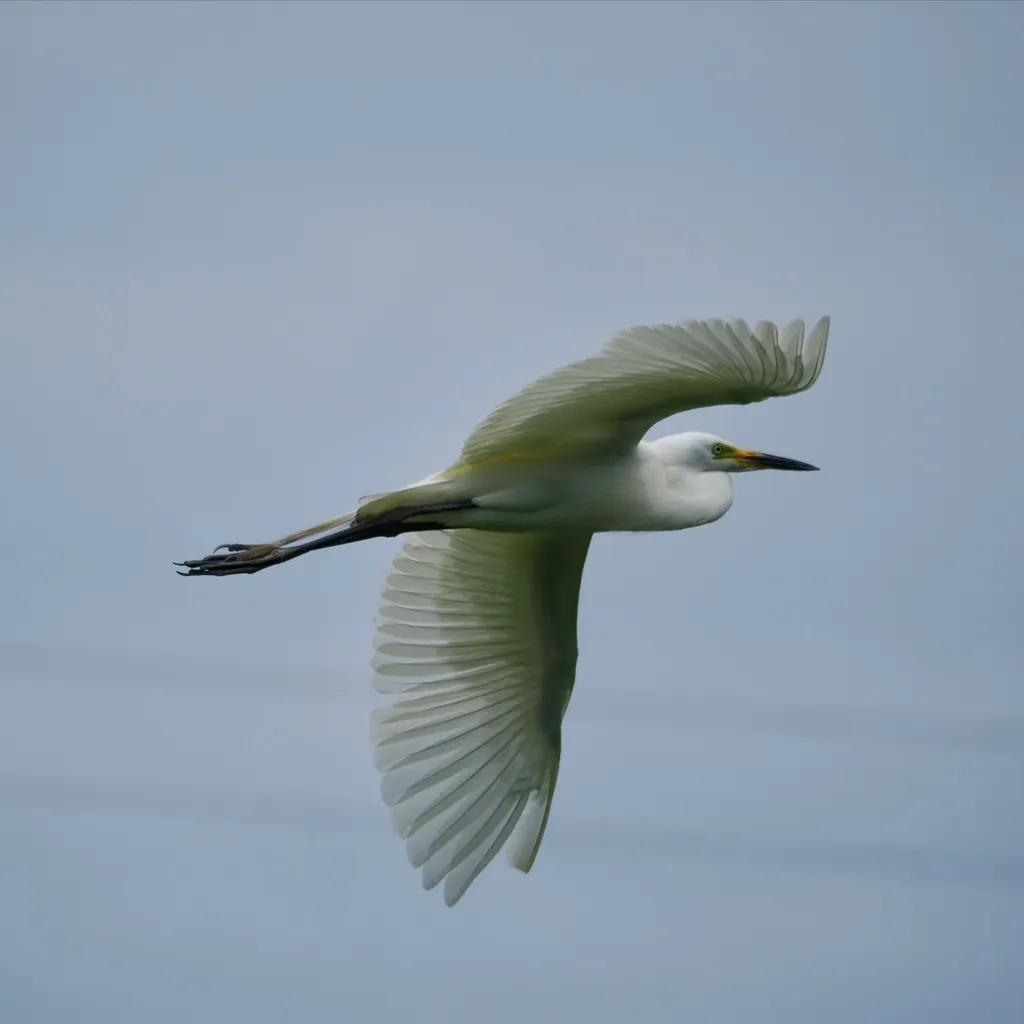 中白鹭(Ardea intermedia)