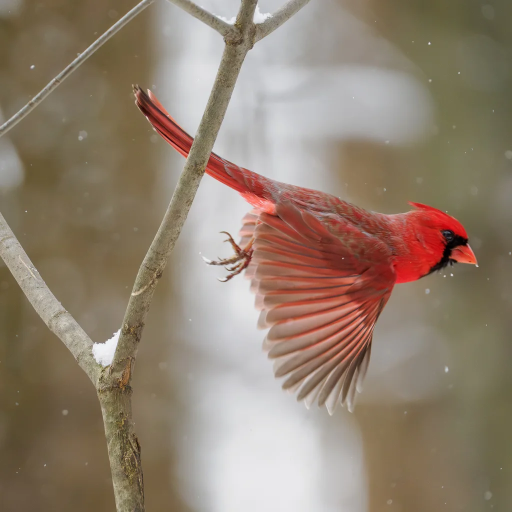 主红雀(Cardinalis cardinalis)