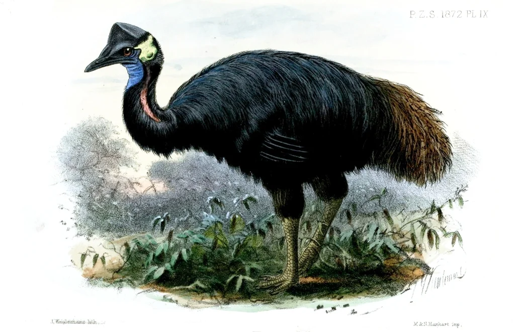 侏鹤鸵(Casuarius bennetti)