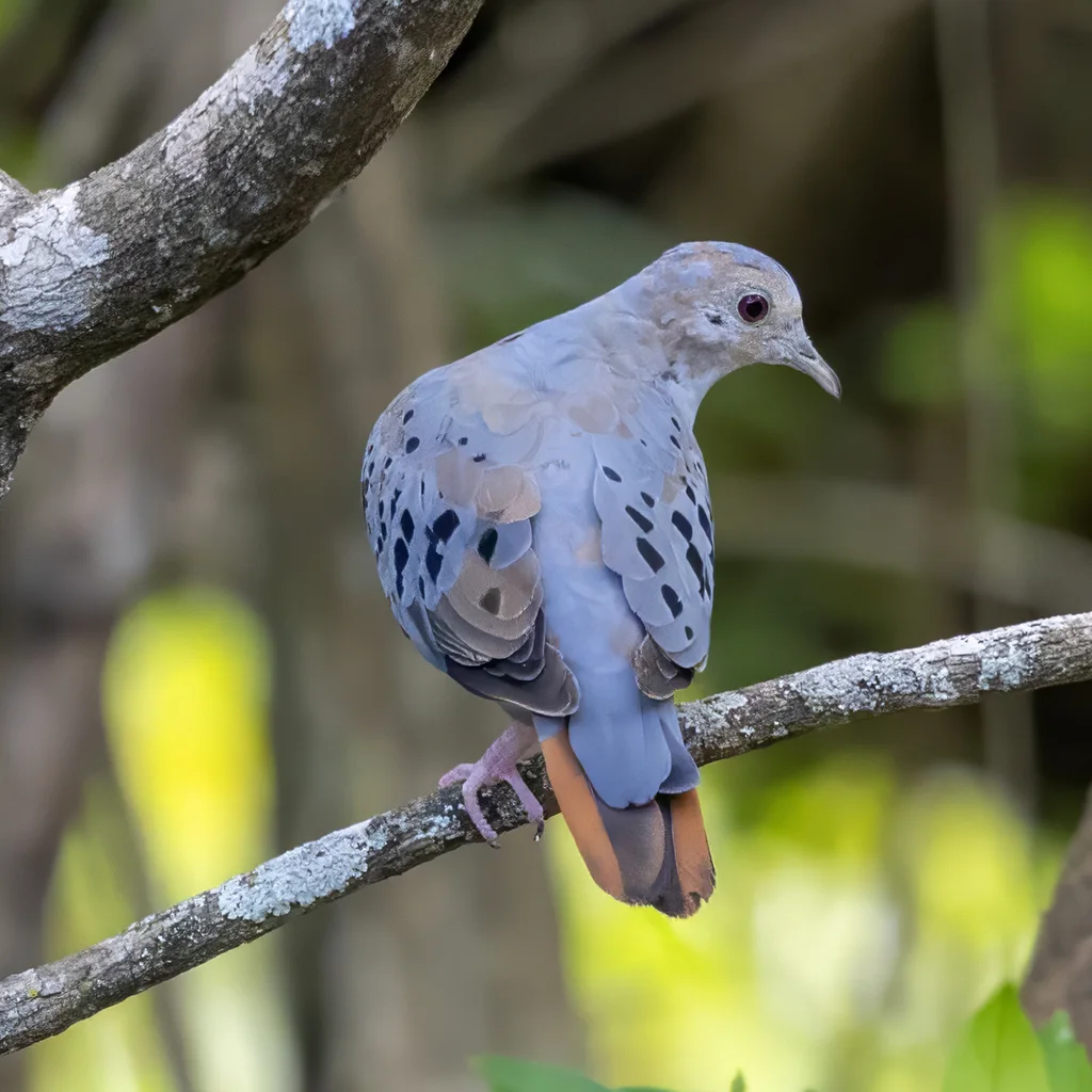 蓝地鸠(Claravis pretiosa)