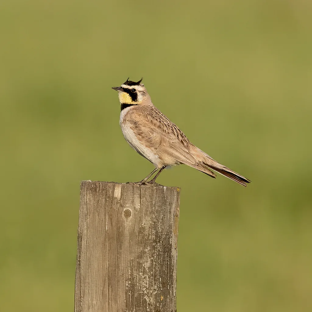 角百灵（Eremophila alpestris）