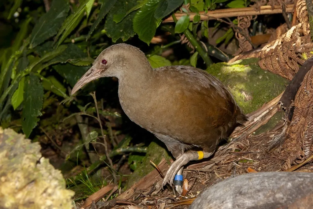 豪岛秧鸡(Gallirallus sylvestris)