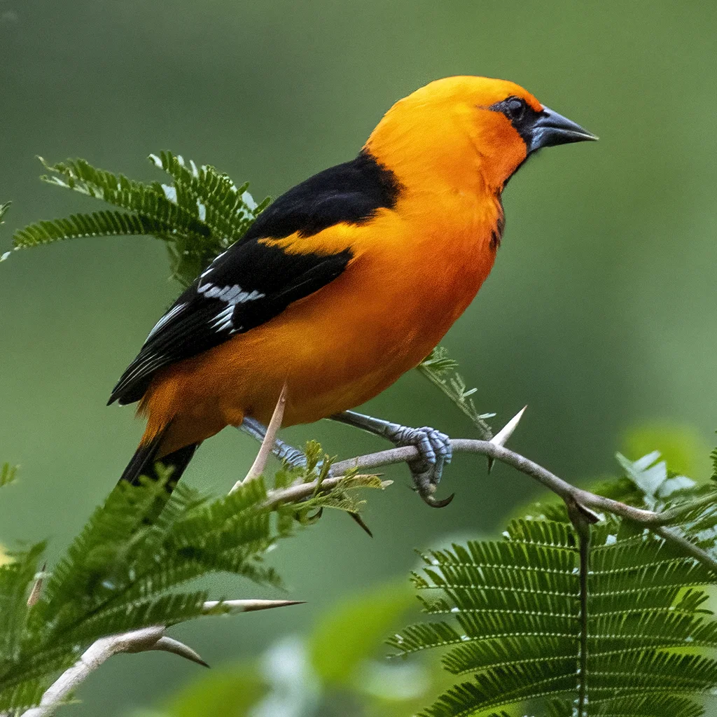 橙拟鹂(Icterus gularis)