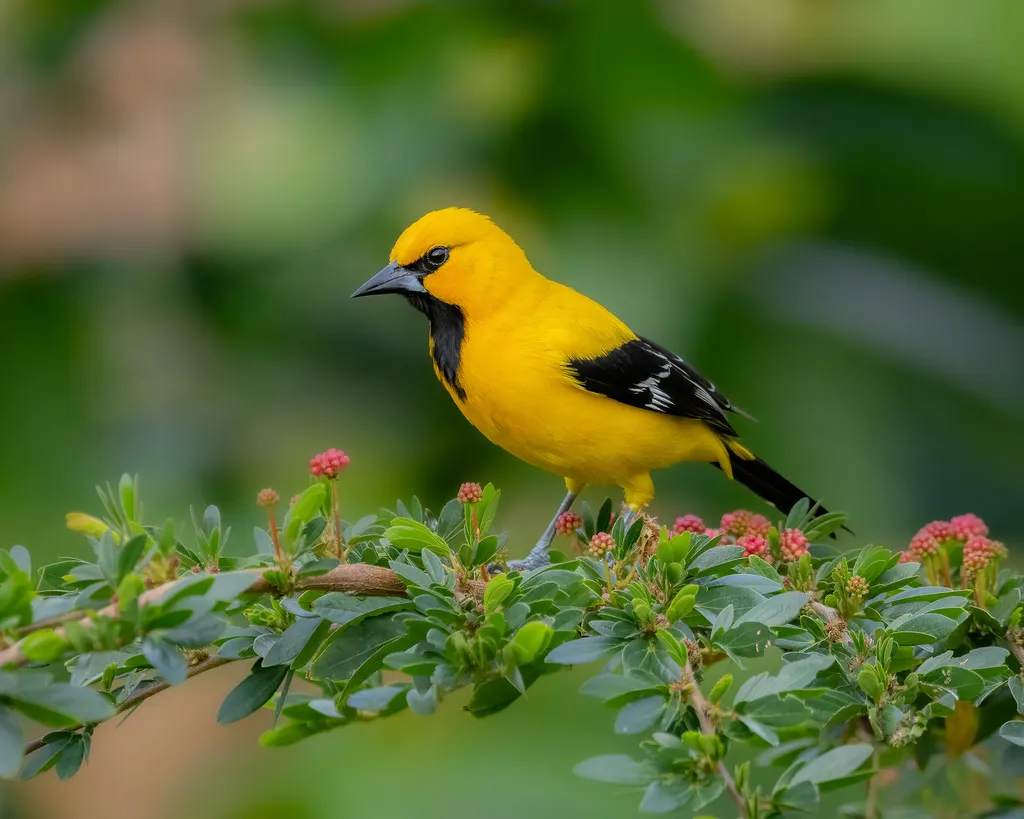 黄拟鹂(Icterus nigrogularis)