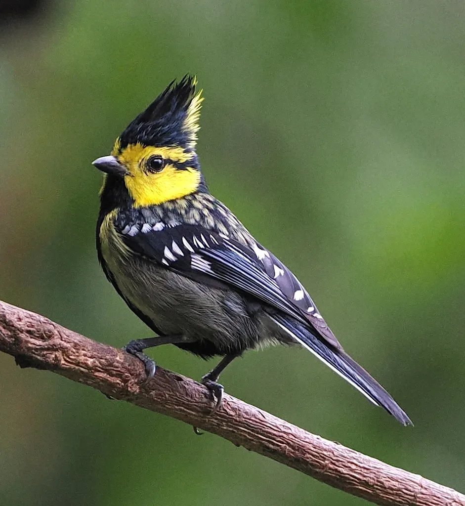 黄颊山雀(Machlolophus spilonotus)