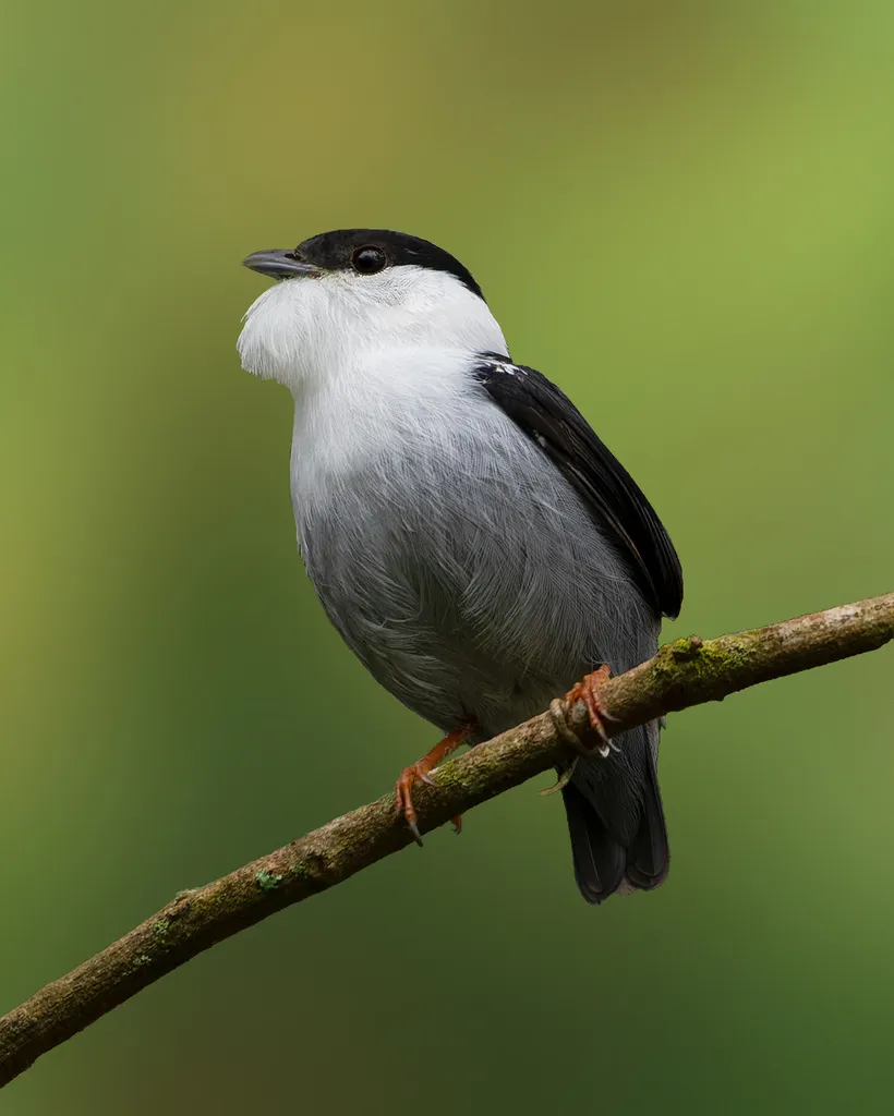 白须娇鹟(Manacus manacus)