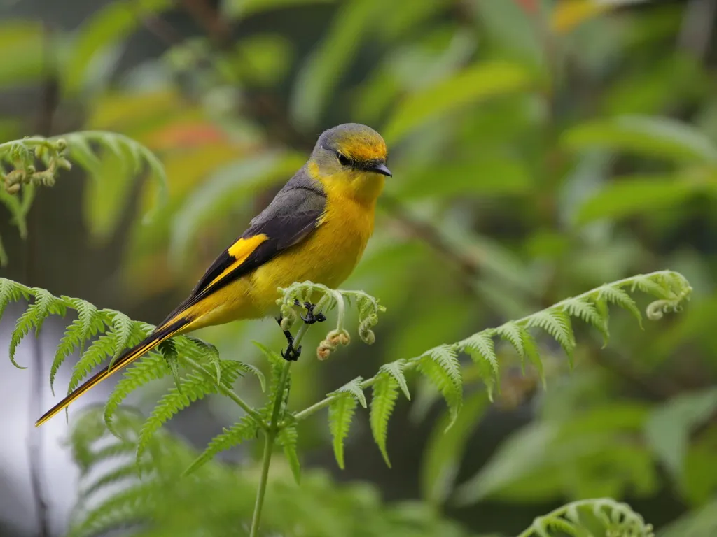 短嘴山椒鸟（Pericrocotus brevirostris）
