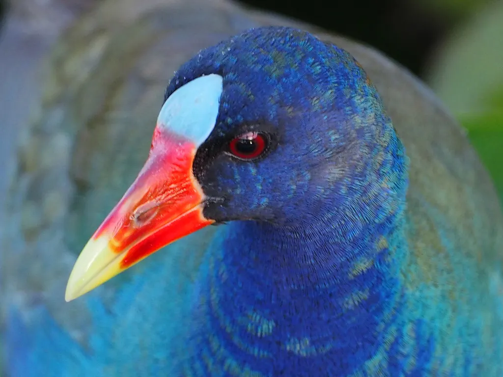 紫青水鸡（Porphyrio martinica）