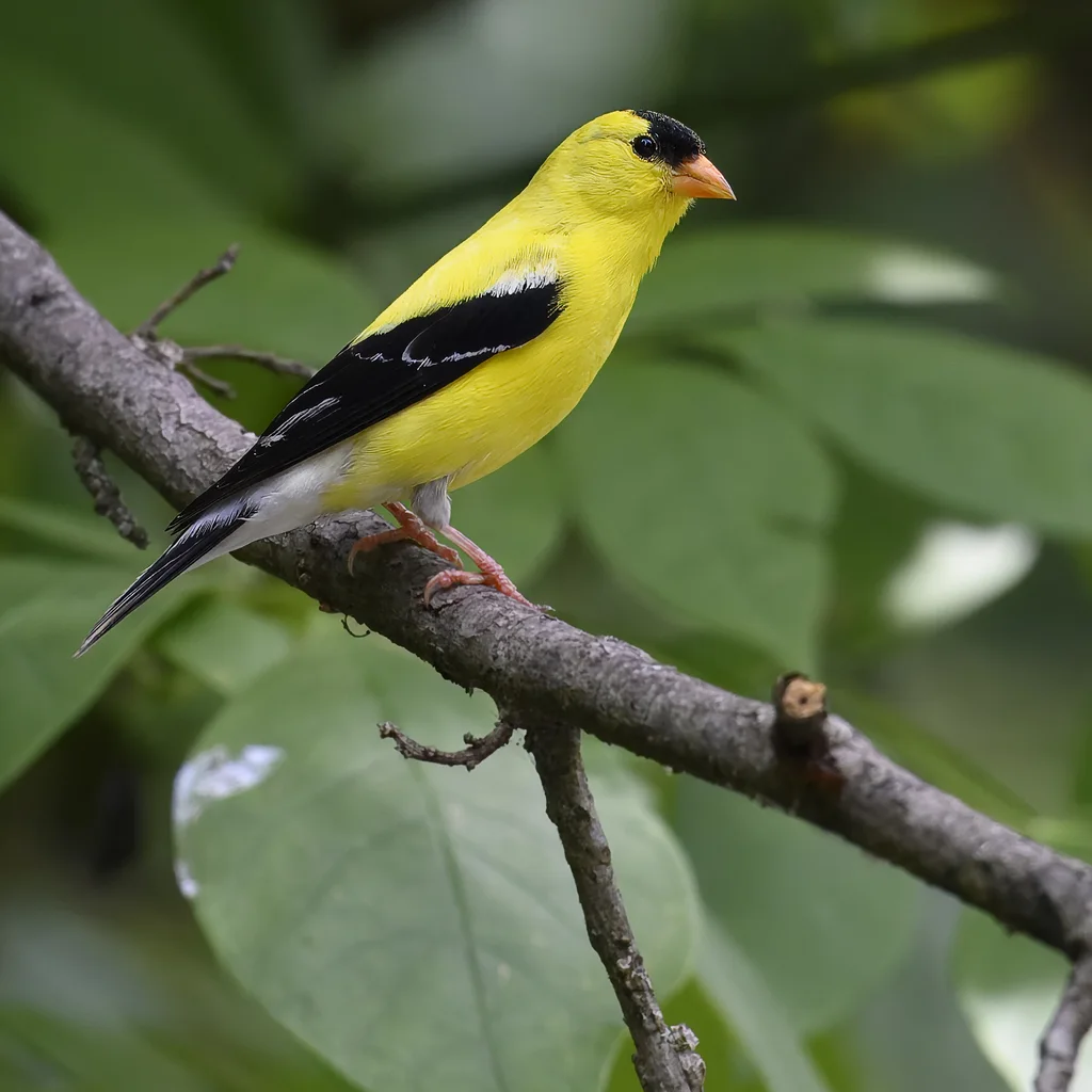 北美金翅雀(Spinus tristis)