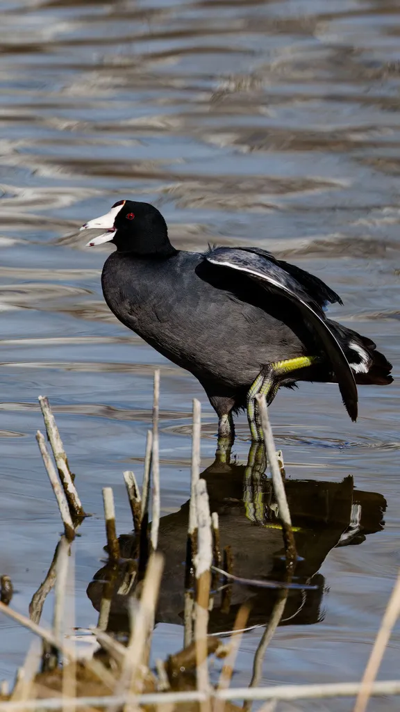 美洲骨顶(Fulica americana)