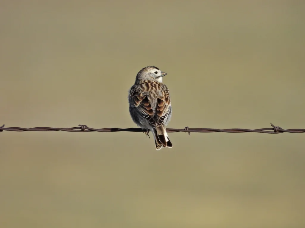 麦氏铁爪鹀(Rhynchophanes mccownii)
